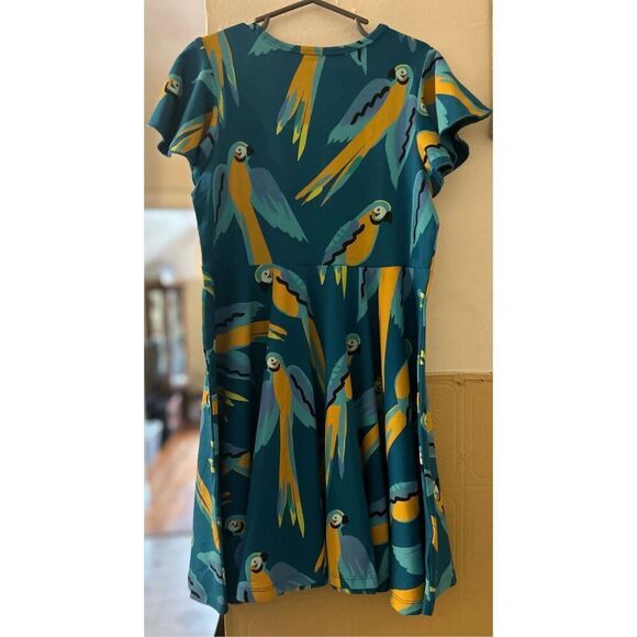 Girls Flutter Macaws Dress Size 7 - Picture 2 of 4